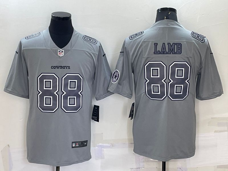 Men Dallas Cowboys #88 Lamb Grey 2022 Nike Limited Vapor Untouchable NFL Jerseys
